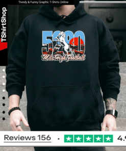 5280 Mile High Blaze Football Hoodie