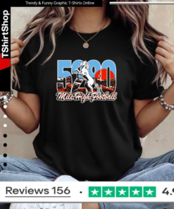 5280 Mile High Blaze Football Ladies T-Shirt