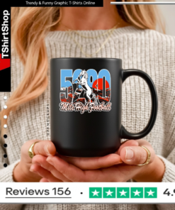 5280 Mile High Blaze Football Mug