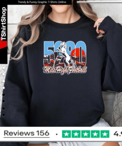 5280 Mile High Blaze Football Sweatshirt