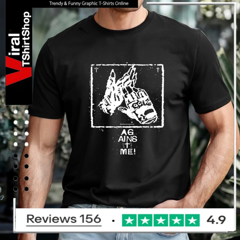 Against Me! Gloves Hands_T-shirt