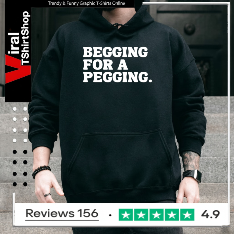 Begging for a pegging funny letter Hoodie