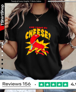 Alternative view of Can I have my cheese cartoon shirt