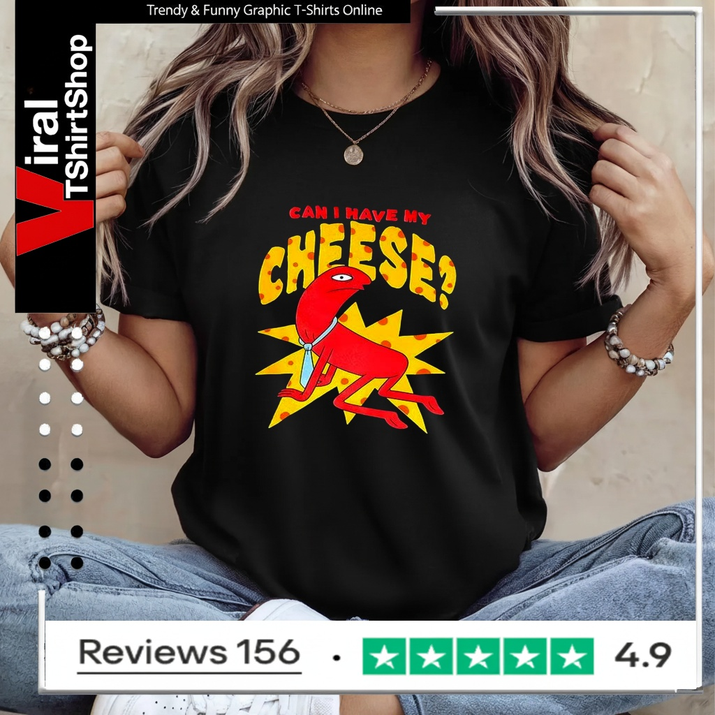 Can I have my cheese cartoon shirt - Image 2