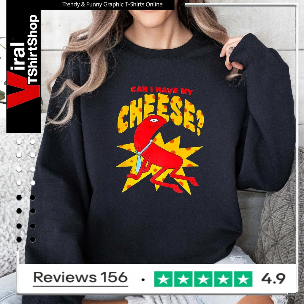 Can I have my cheese cartoon shirt - Image 4