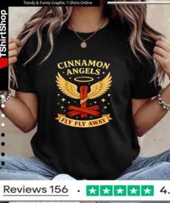 Cinnamon angels fly fly away_Ladies T-Shirt