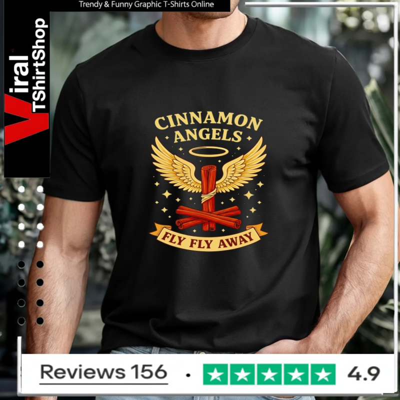 Cinnamon angels fly fly away_T-shirt