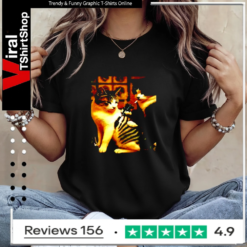 Funny Cat Tattoo Together Meme graphic Ladies T-Shirt