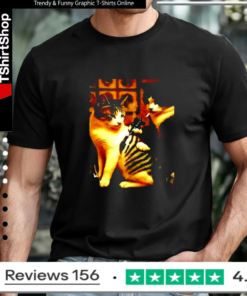 Funny Cat Tattoo Together Meme graphic T-shirt