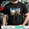 Meme cat selfie six seven retro cat 67_T-shirt