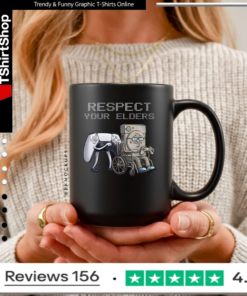 Respect Your Elders Control Retro Funny Gamer_Mug