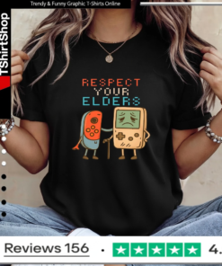 Respect-Your-Elders-Gaming Ladies T-Shirt