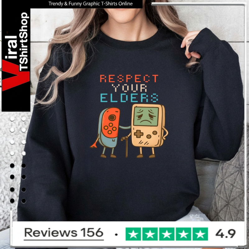 Respect-Your-Elders-Gaming Sweatshirt