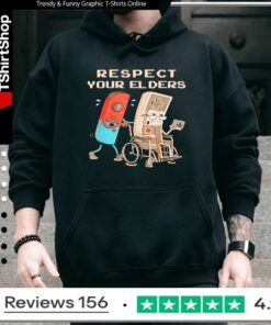 Respect Your Elders Retro Gaming Funny Gamer Controller 80s_Hoodie