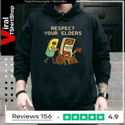 Respect Your Elders Retro Gaming Funny Gamer Controller Hoodie
