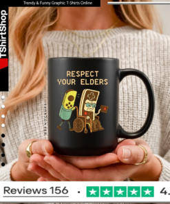 Respect Your Elders Retro Gaming Funny Gamer Controller Mug