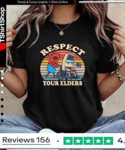 Retro Gaming Respect Your Elders Ladies T-Shirt