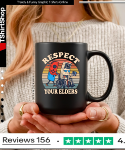 Retro Gaming Respect Your Elders Mug