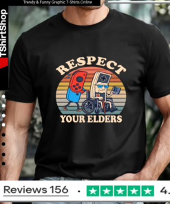 Retro Gaming Respect Your Elders T-shirt