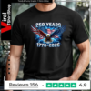 250 Years 1776-2026 USA Flags Patriot EaglePatriotic 4th Of July Independence Day_T-shirt