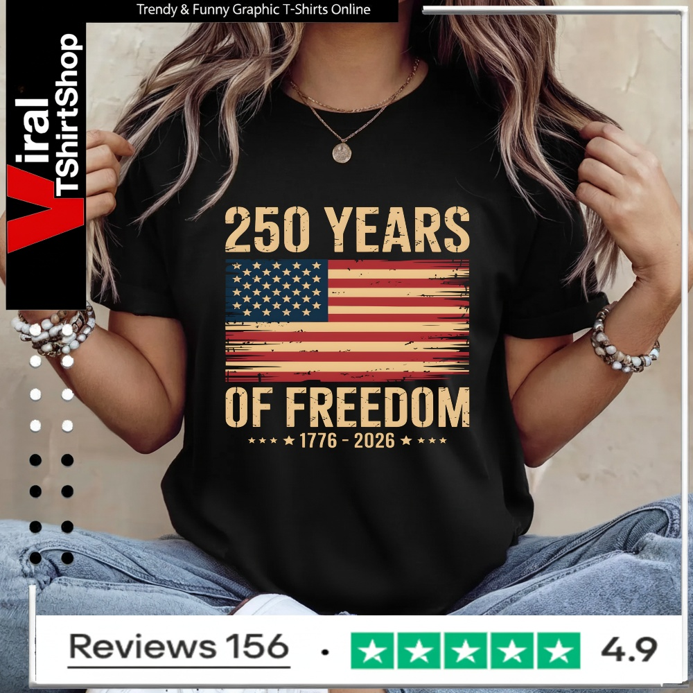 250 Years America Anniversary 250th Independence Day Patriotic_Ladies T-Shirt
