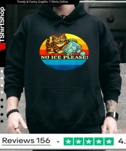 Anti-ICE Cat Abolish ICE Resist Retro_Hoodie