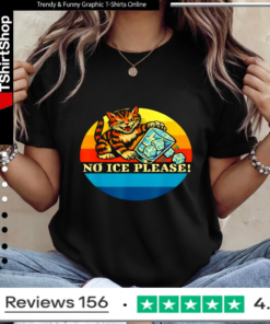 Anti-ICE Cat Abolish ICE Resist Retro_Ladies T-Shirt