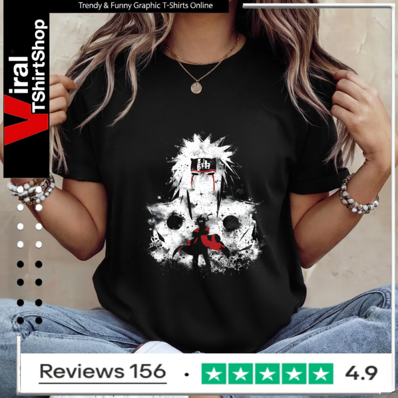 Awesome Naruto Jiraiya Uzumaki Naruto_Ladies T-Shirt