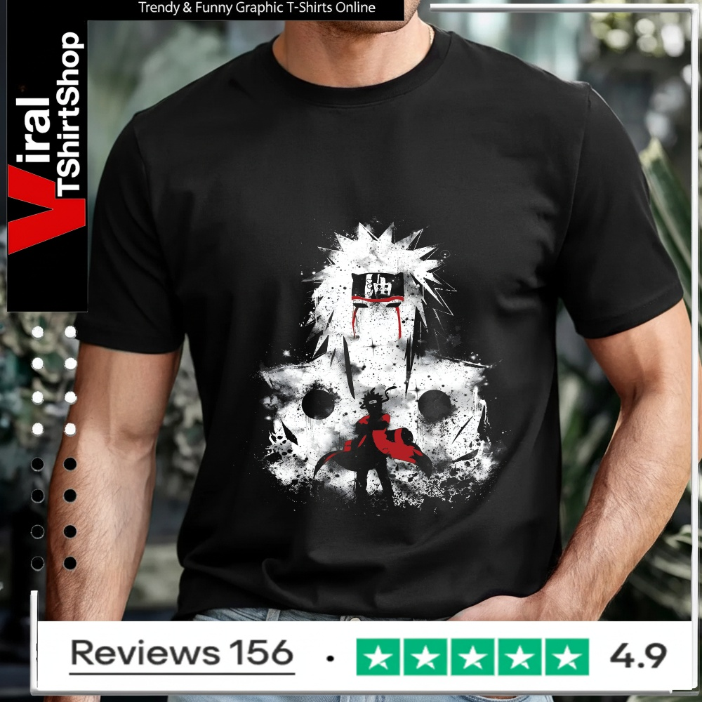 Awesome Naruto Jiraiya Uzumaki Naruto_T-shirt