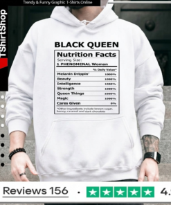 Black queen nutrition facts_Hoodie