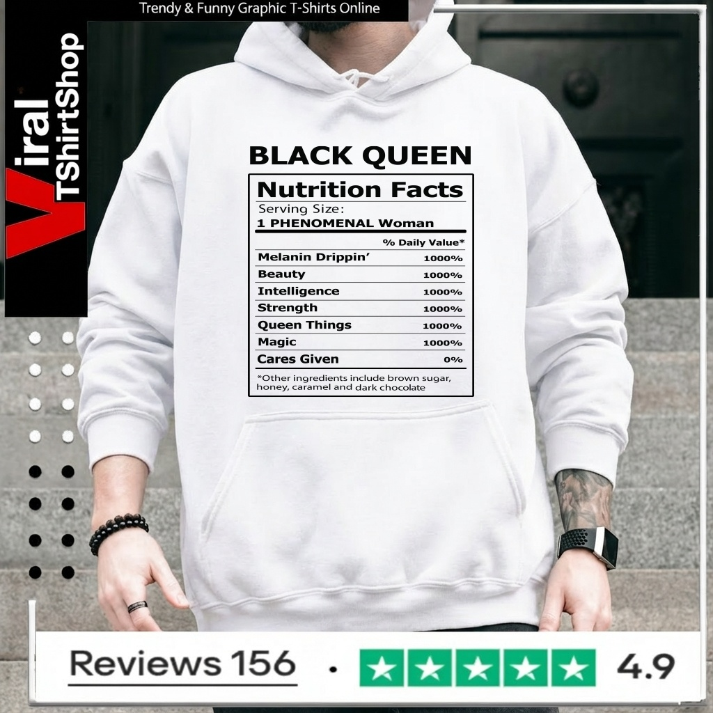 Black queen nutrition facts_Hoodie