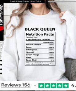 Black queen nutrition facts_Sweatshirt