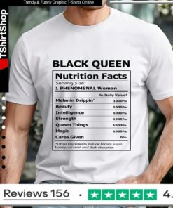 Black queen nutrition facts_Unisex T-Shirt