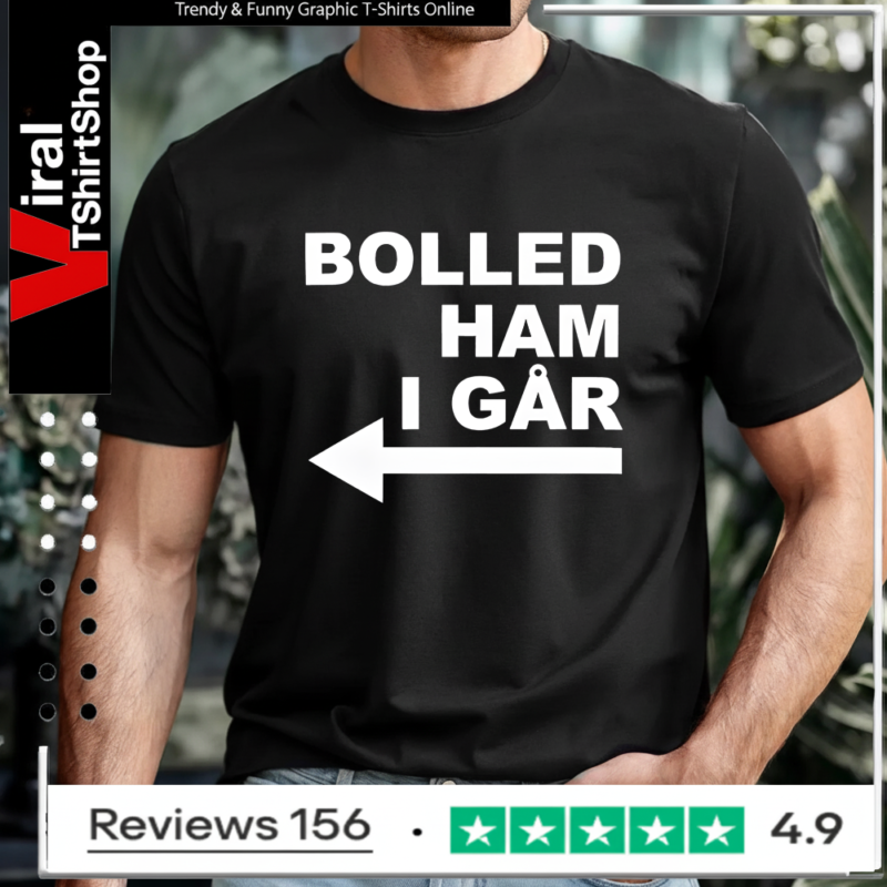 Bolled Ham I Går Arrow points left T-shirt