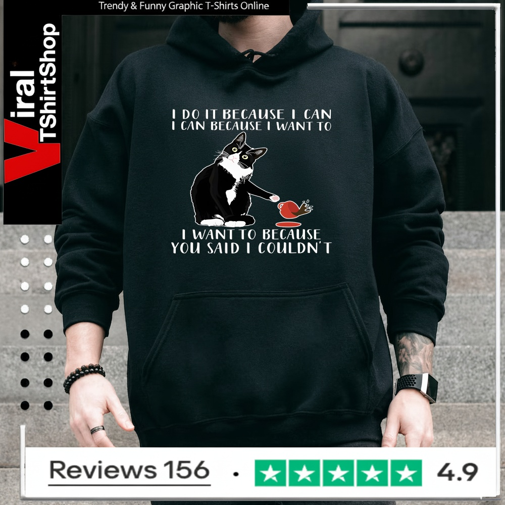 Cat I Do It Because I Can I Can Because I Want To I Want To Because You Said I Couldn't_Hoodie