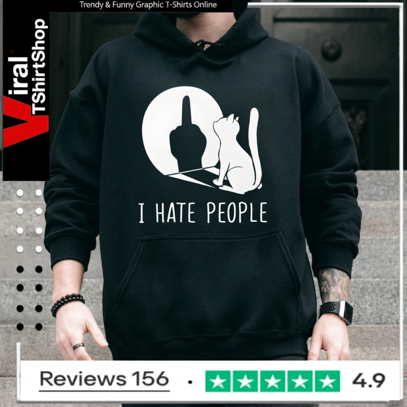 Cat I Hate People_Hoodie