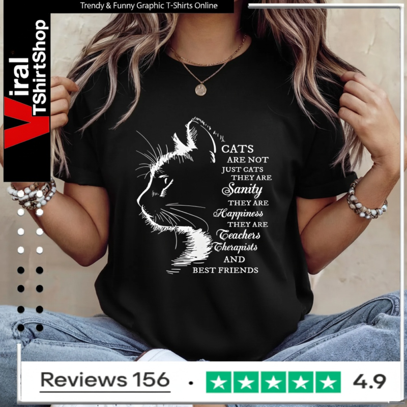 Cats Are Not Just Cats Inspirational Cat Lover_Ladies T-Shirt
