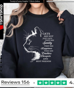 Cats Are Not Just Cats Inspirational Cat Lover_Sweatshirt