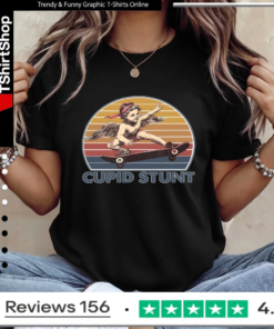 Cupid Stunt Unhinged Cringe Vintage_Ladies T-Shirt
