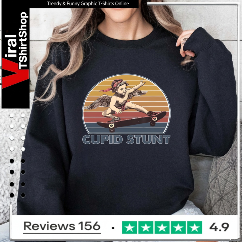 Cupid Stunt Unhinged Cringe Vintage_Sweatshirt