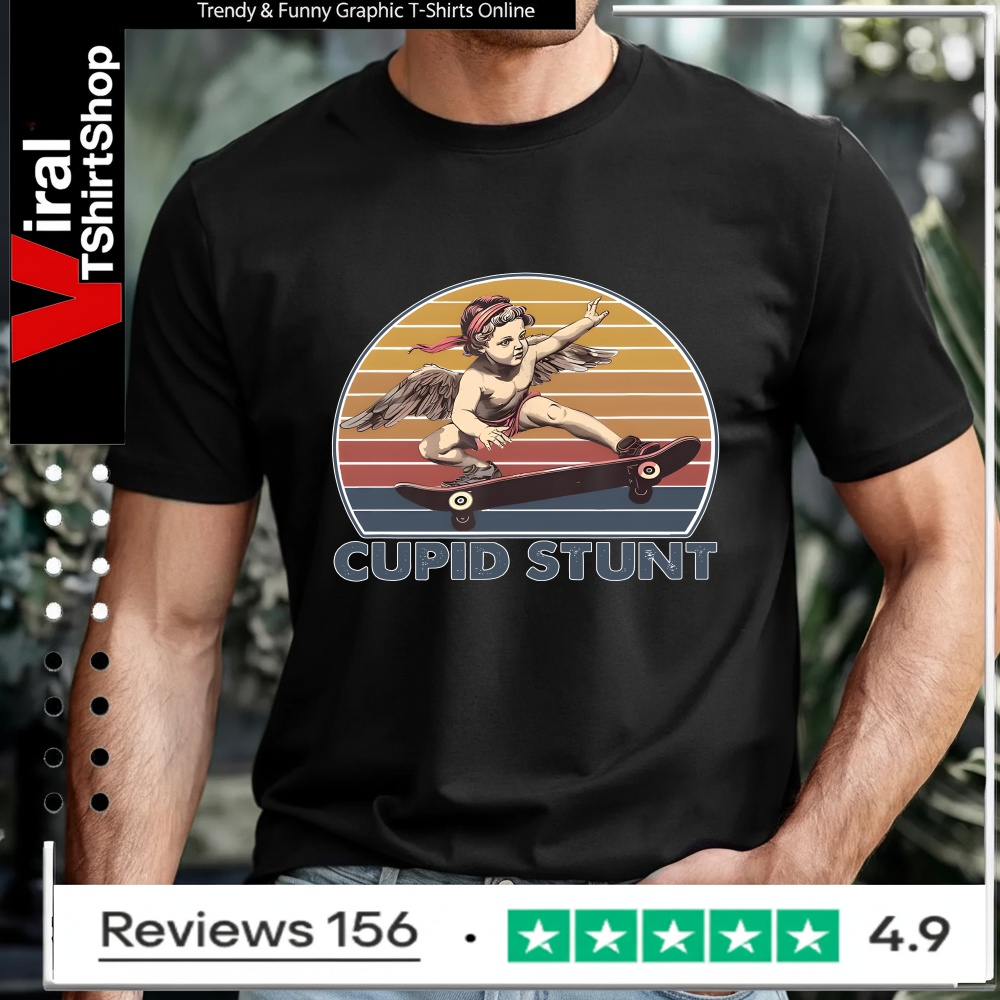 Cupid Stunt Unhinged Cringe Vintage_T-shirt
