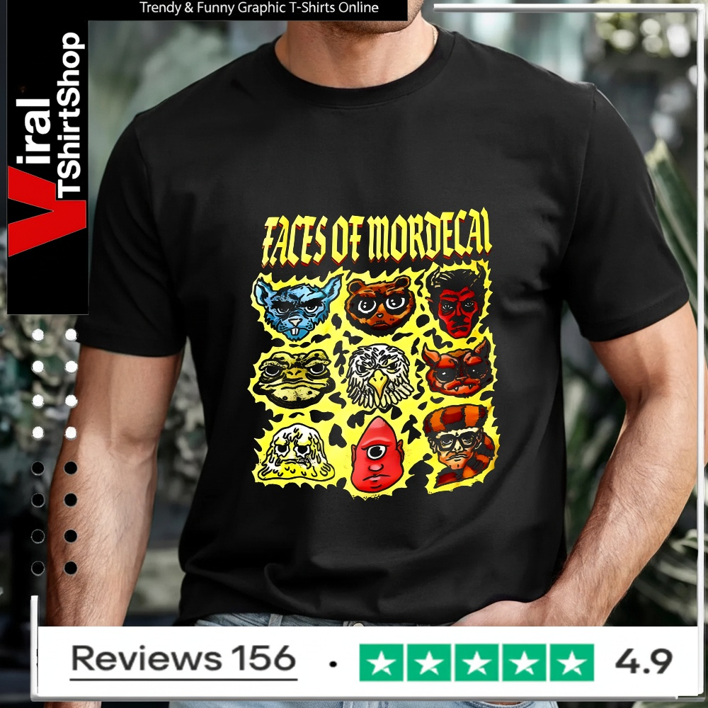 Dungeon Crawler Carl faces of Mordecai_T-shirt