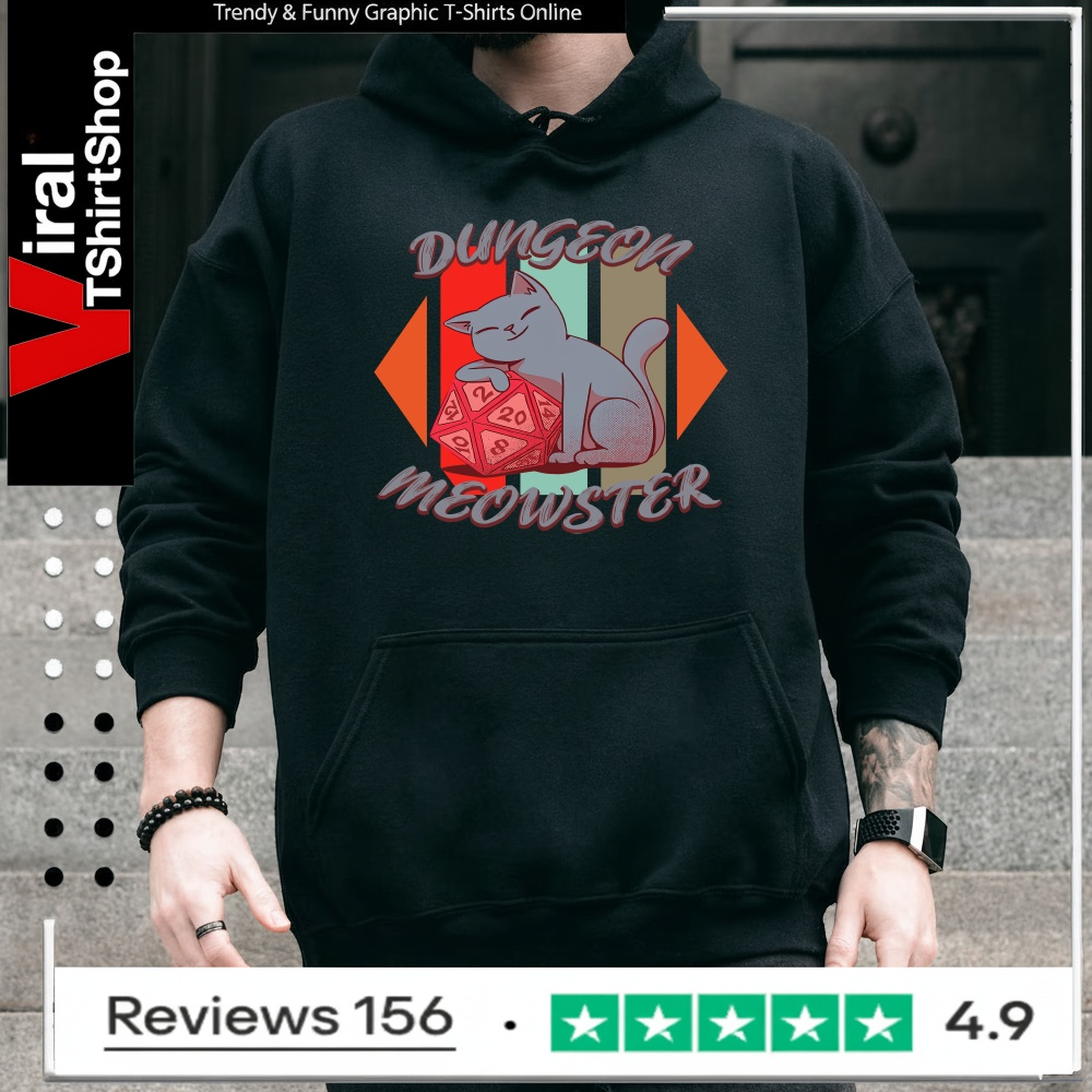 Dungeon Meowster board game dice cat_Hoodie