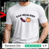 Eat healthy eggplant peach_Unisex T-Shirt