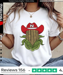 Fear The Ear Husker Nation Nebraska Corn_Women T-Shirt