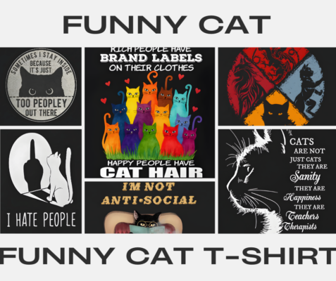 Funny cat t-shirt