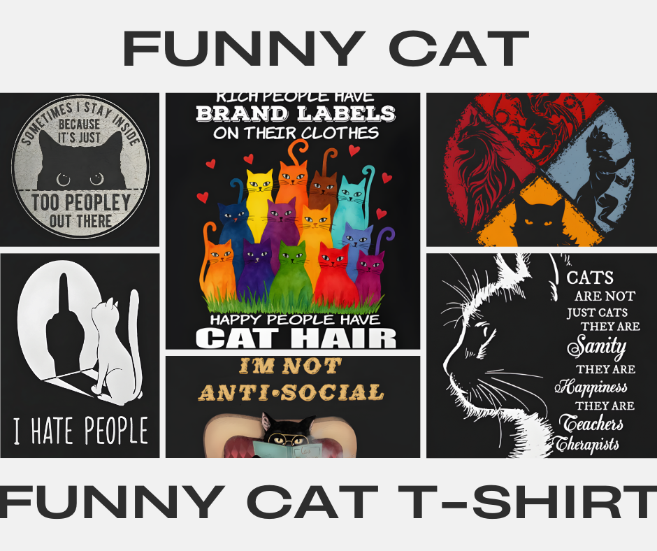 Funny cat t-shirt