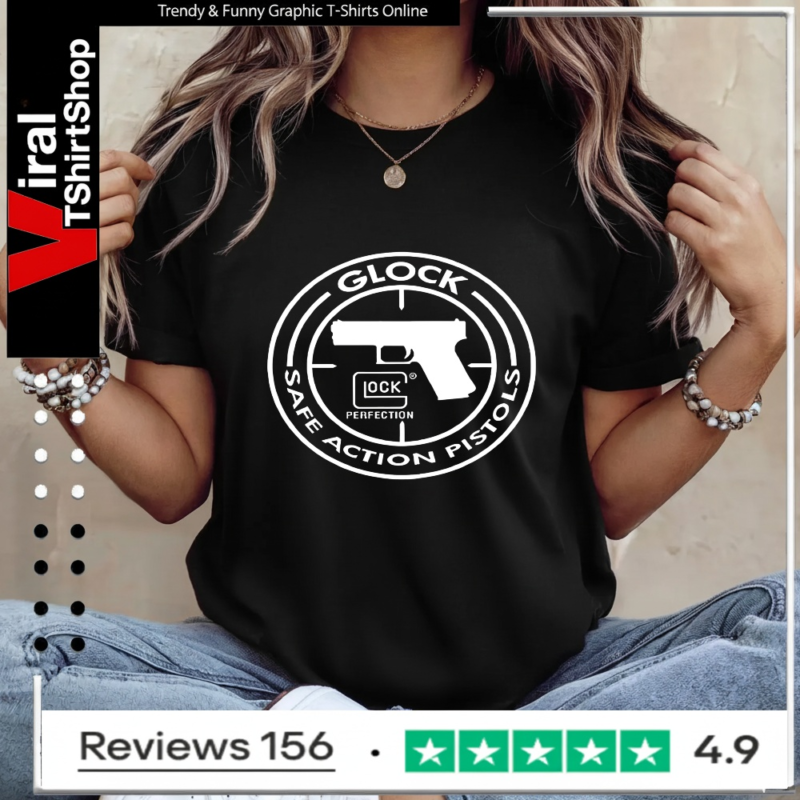 Glock safe action pistols target_Ladies T-Shirt
