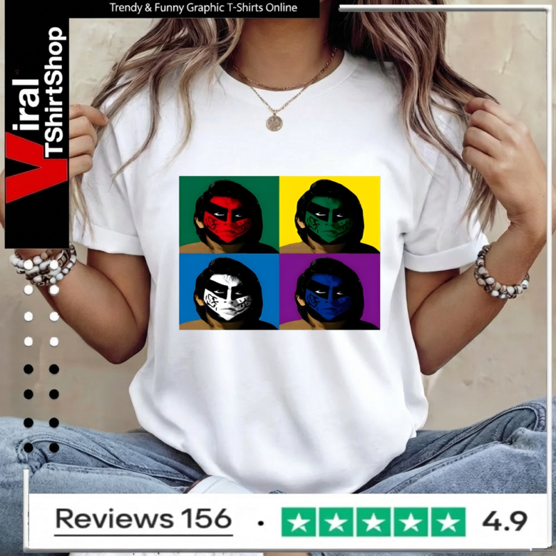 Great Muta Collaboration faces_Women T-Shirt
