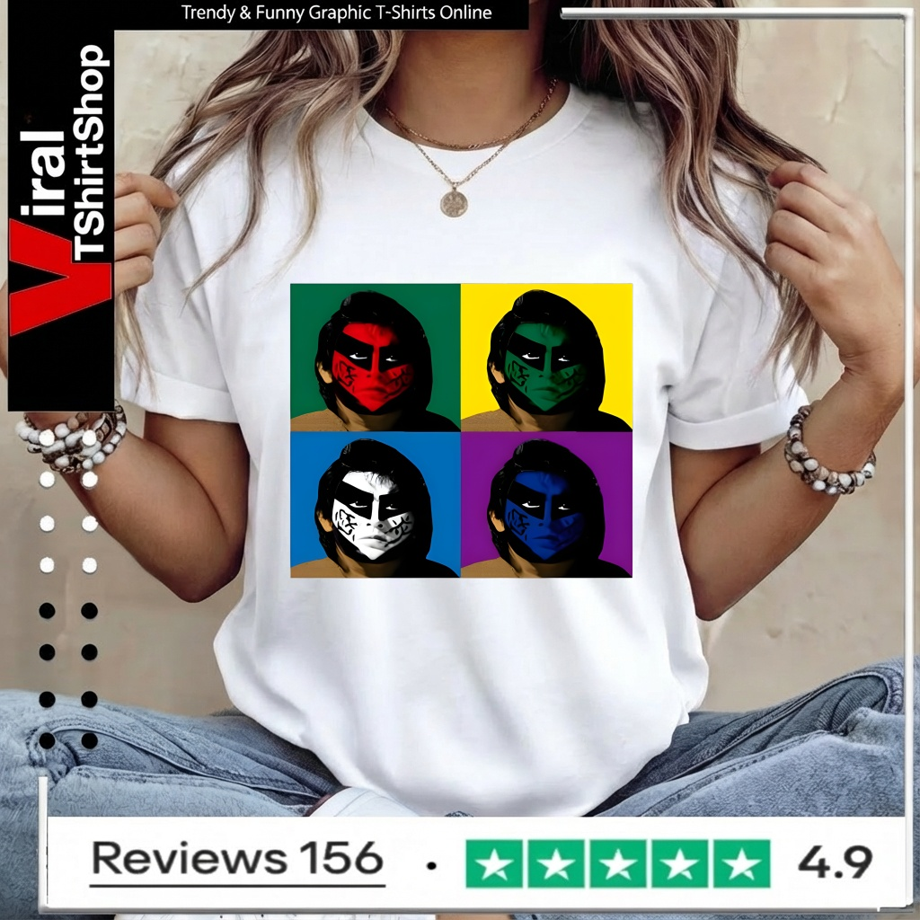 Great Muta Collaboration faces_Women T-Shirt